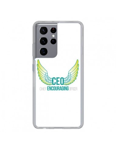 Coque Samsung Galaxy S21 Ultra et S30 Ultra CEO Chief Encouraging Officer Vert - Shop Gasoline