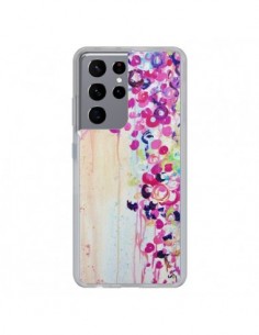 Coque Samsung Galaxy S21 Ultra et S30 Ultra Fleurs Dance...