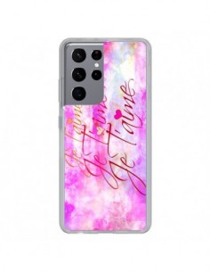 Coque Samsung Galaxy S21 Ultra et S30 Ultra Je t'aime I...