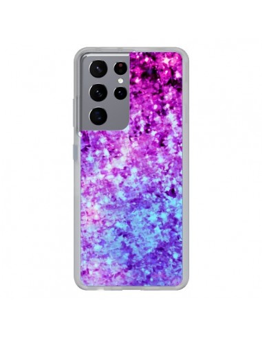 Coque Samsung Galaxy S21 Ultra et S30 Ultra Radiant Orchid Galaxy Paillettes - Ebi Emporium