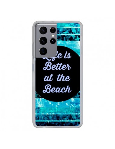 Coque Samsung Galaxy S21 Ultra et S30 Ultra Life is Better at The Beach - Ebi Emporium