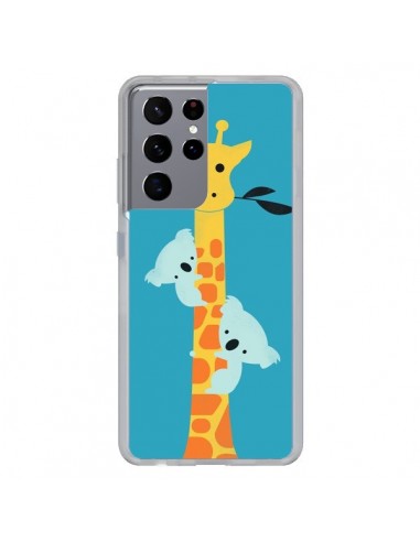 Coque Samsung Galaxy S21 Ultra et S30 Ultra Koala Girafe Arbre - Jay Fleck