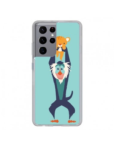 Coque Samsung Galaxy S21 Ultra et S30 Ultra Futur Roi Lion King Rafiki - Jay Fleck