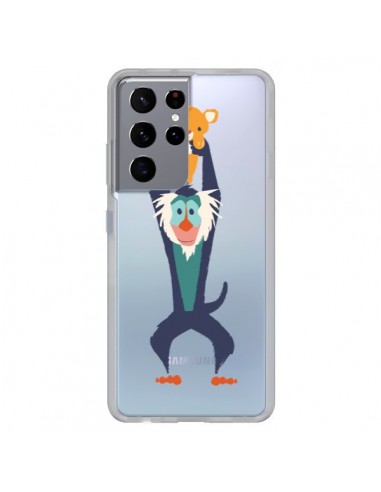 Coque Samsung Galaxy S21 Ultra et S30 Ultra Futur Roi Lion King Rafiki Transparente - Jay Fleck