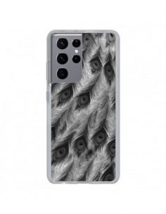 Coque Samsung Galaxy S21 Ultra et S30 Ultra Paon Robe -...