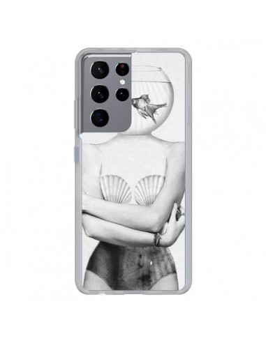 Coque Samsung Galaxy S21 Ultra et S30 Ultra Femme Poissons - Jenny Liz Rome