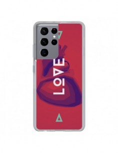Coque Samsung Galaxy S21 Ultra et S30 Ultra Love Coeur...