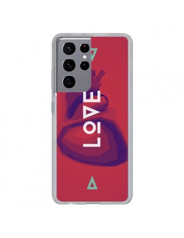 Coque Samsung Galaxy S21 Ultra et S30 Ultra Love Coeur Triangle Amour - Javier Martinez