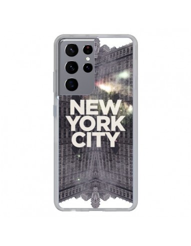Coque Samsung Galaxy S21 Ultra et S30 Ultra New York City Gris - Javier Martinez