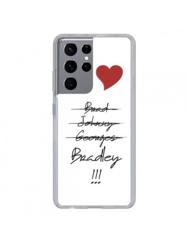 Coque Samsung Galaxy S21 Ultra et S30 Ultra I love Bradley Coeur Amour - Julien Martinez