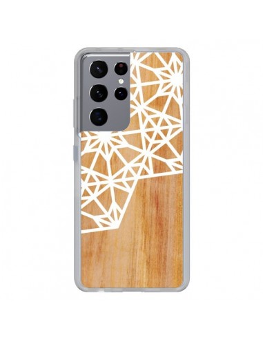 Coque Samsung Galaxy S21 Ultra et S30 Ultra Frozen Stars Etoile Bois Azteque Aztec Tribal - Jenny Mhairi