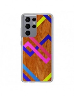 Coque Samsung Galaxy S21 Ultra et S30 Ultra Pink Yellow...