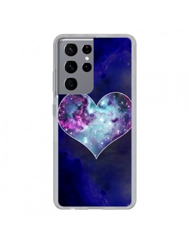 Coque Samsung Galaxy S21 Ultra et S30 Ultra Nebula Heart Coeur Galaxie - Jonathan Perez