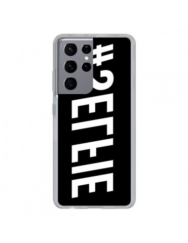 Coque Samsung Galaxy S21 Ultra et S30 Ultra Hashtag Selfie Blanc Inversé Horizontal - Jonathan Perez