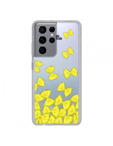 Coque Samsung Galaxy S21 Ultra et S30 Ultra Italian Pasta Pates Italiennes Transparente - kateillustrate