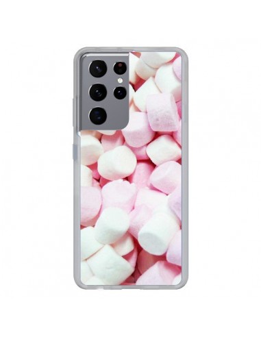 Coque Samsung Galaxy S21 Ultra et S30 Ultra Marshmallow Chamallow Guimauve Bonbon Candy - Laetitia
