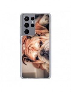 Coque Samsung Galaxy S21 Ultra et S30 Ultra Chien Bulldog...