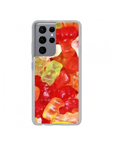 Coque Samsung Galaxy S21 Ultra et S30 Ultra Bonbon Ourson Multicolore Candy - Laetitia