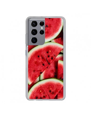 Coque Samsung Galaxy S21 Ultra et S30 Ultra Pastèque Watermelon Fruit - Laetitia