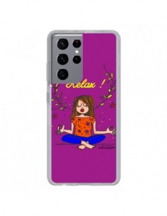 Coque Samsung Galaxy S21 Ultra et S30 Ultra Fille Relax...
