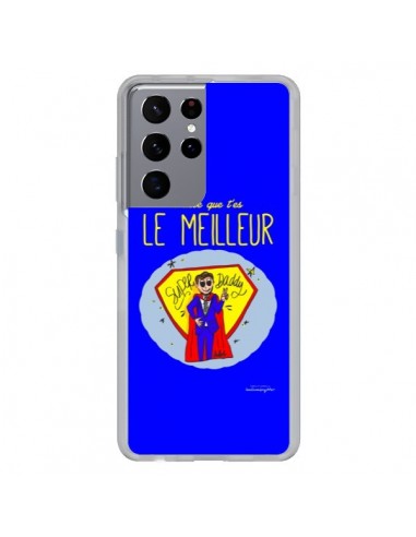 Coque Samsung Galaxy S21 Ultra et S30 Ultra Le meilleur Papa Fête des Pères - Leellouebrigitte