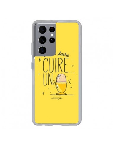 Coque Samsung Galaxy S21 Ultra et S30 Ultra Va te faire cuir un oeuf jaune - Leellouebrigitte