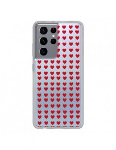 Coque Samsung Galaxy S21 Ultra et S30 Ultra Coeurs Heart...