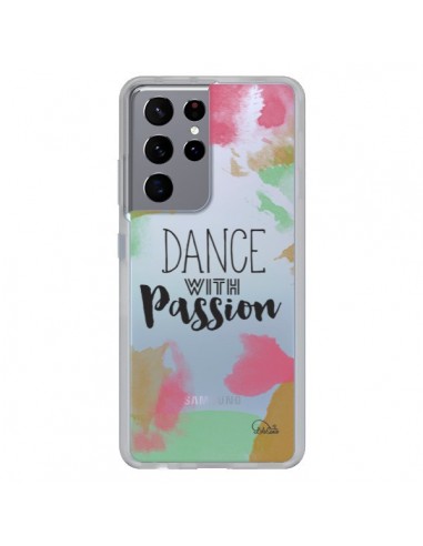 Coque Samsung Galaxy S21 Ultra et S30 Ultra Dance With Passion Transparente - Lolo Santo
