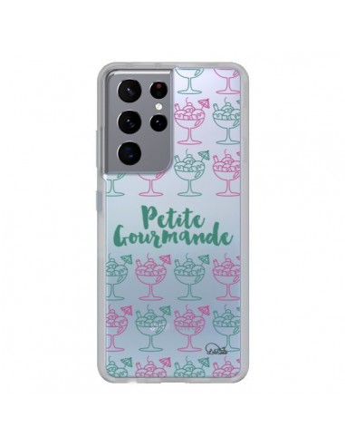 Coque Samsung Galaxy S21 Ultra et S30 Ultra Petite Gourmande Glaces Ete Transparente - Lolo Santo