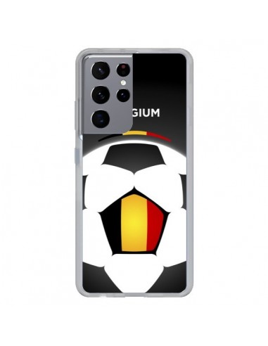 Coque Samsung Galaxy S21 Ultra et S30 Ultra Belgique Ballon Football - Madotta