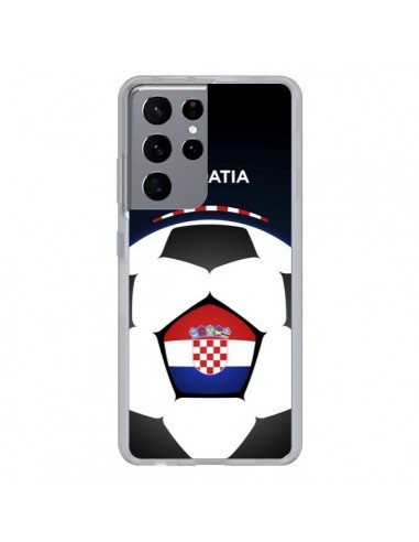 Coque Samsung Galaxy S21 Ultra et S30 Ultra Croatie Ballon Football - Madotta