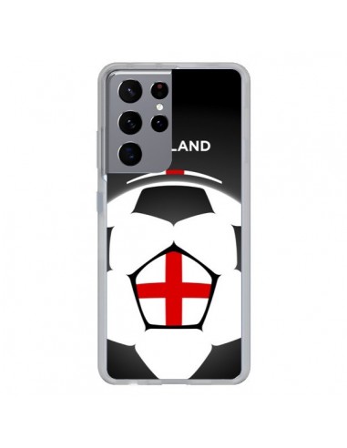 Coque Samsung Galaxy S21 Ultra et S30 Ultra Angleterre Ballon Football - Madotta