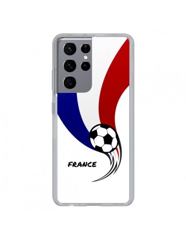Coque Samsung Galaxy S21 Ultra et S30 Ultra Equipe France Ballon Football - Madotta