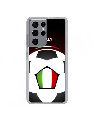 Coque Samsung Galaxy S21 Ultra et S30 Ultra Italie Ballon Football - Madotta