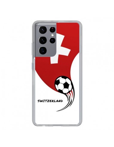 Coque Samsung Galaxy S21 Ultra et S30 Ultra Equipe Suisse Switzerland Football - Madotta