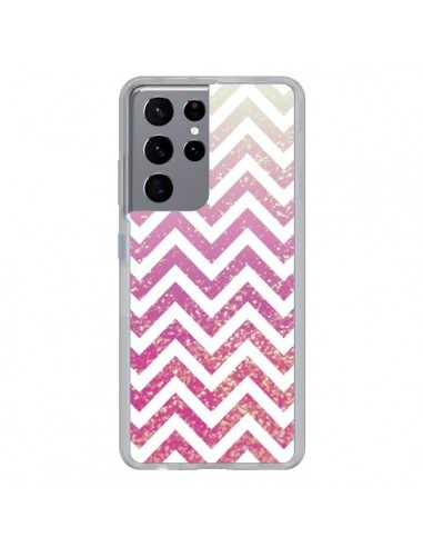 Coque Samsung Galaxy S21 Ultra et S30 Ultra Chevron Pixie Dust Triangle Azteque - Mary Nesrala