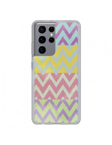 Coque Samsung Galaxy S21 Ultra et S30 Ultra Chevron Summer Triangle Azteque - Mary Nesrala