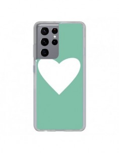Coque Samsung Galaxy S21 Ultra et S30 Ultra Coeur Mint...
