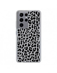 Coque Samsung Galaxy S21 Ultra et S30 Ultra Leopard Gris...