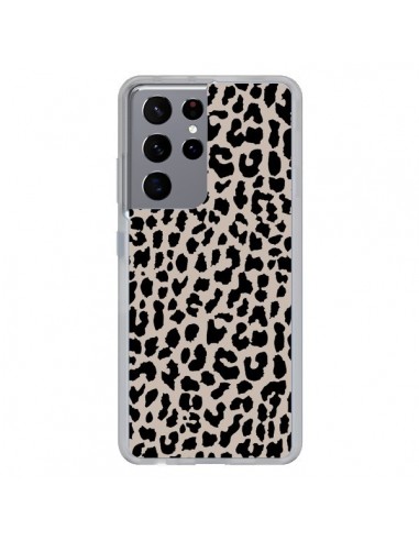 Coque Samsung Galaxy S21 Ultra et S30 Ultra Leopard Marron - Mary Nesrala