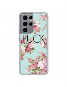 Coque Samsung Galaxy S21 Ultra et S30 Ultra Fuck Fleurs -...