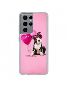 Coque Samsung Galaxy S21 Ultra et S30 Ultra Chien Dog...