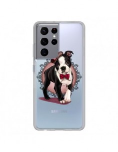 Coque Samsung Galaxy S21 Ultra et S30 Ultra Chien Bulldog...