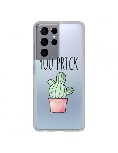 Coque Samsung Galaxy S21 Ultra et S30 Ultra You Prick Cactus Transparente - Maryline Cazenave