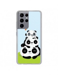 Coque Samsung Galaxy S21 Ultra et S30 Ultra Panda Famille...