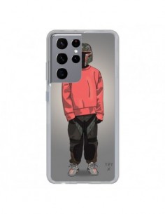 Coque Samsung Galaxy S21 Ultra et S30 Ultra Pink Yeezy -...