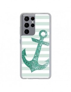 Coque Samsung Galaxy S21 Ultra et S30 Ultra Ancre Vert...
