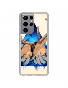 Coque Samsung Galaxy S21 Ultra et S30 Ultra Cerf Triangle...