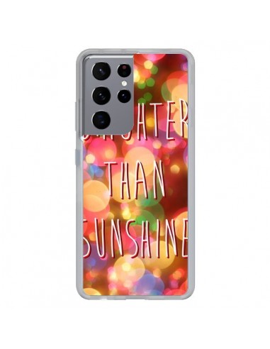 Coque Samsung Galaxy S21 Ultra et S30 Ultra Brighter Than Sunshine Paillettes - Maximilian San