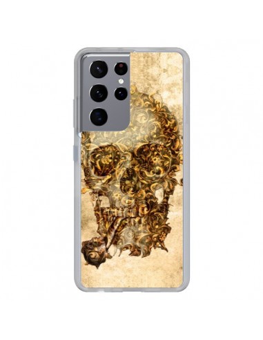 Coque Samsung Galaxy S21 Ultra et S30 Ultra Lord Skull Seigneur Tête de Mort Crane - Maximilian San